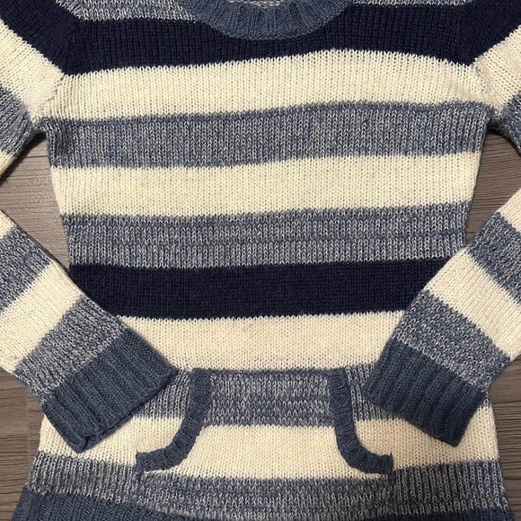 🌥️Derek Heart Striped long sweater with pockets - Picture 2 of 3